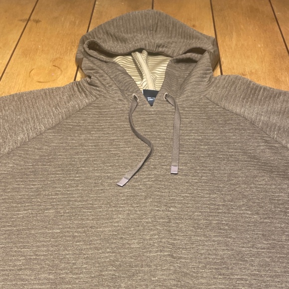 REI Co-Op Cooperative Long Way Home Hoodie Brown Ribbed Sweatshirt XXL - Picture 4 of 16